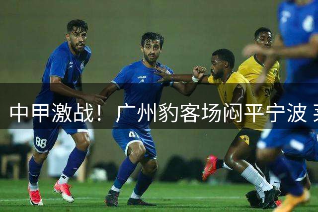 中甲激战！广州豹客场闷平宁波 莱昂纳多惊艳侧钩险破门